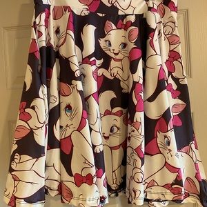 Brand New Boutique Disney Aristocats Marie Swing Skirt with Pockets Sz TC